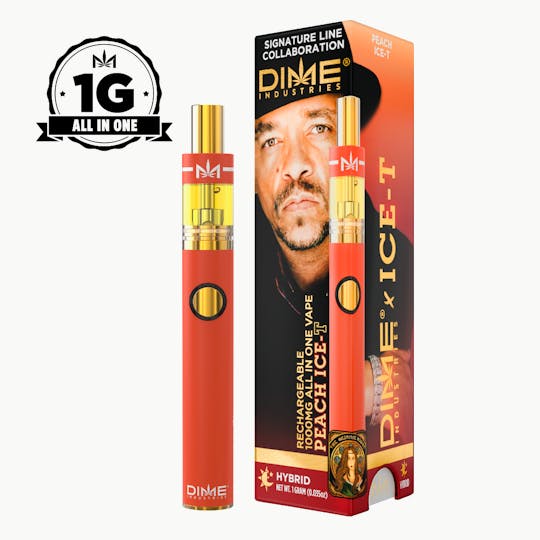 Dime Industries - Peach Ice-T 1000mg All in One Vape Device | Ice-T Collaboration - 1