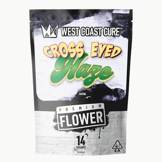 West Coast Cure - Cross-Eyed Haze - 14G Premium Flower - 1