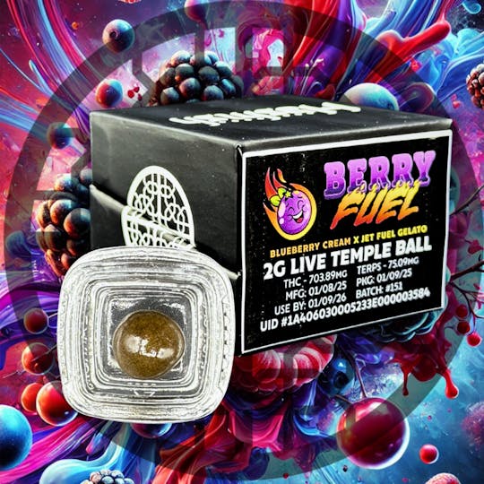 Hashish - Berry Fuel 2g Temple Ball - 1
