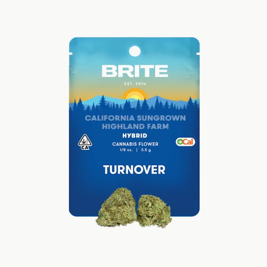 Brite Labs - BRITE Highland OCal Flower (3.5g) - Hybrid - Turnover - 1