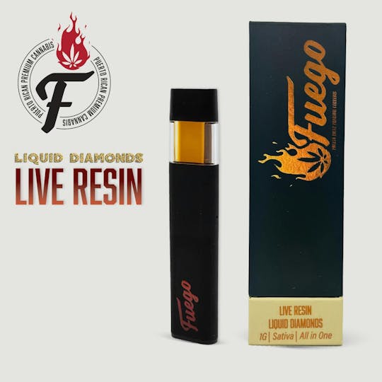 Fuego by Nature - Fuego Live Resin - Cinderella Haze - Sativa 1G All in One - 1