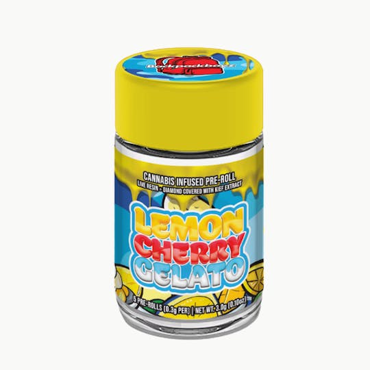 Backpackboyz - Lemon Cherry Gelato - 3G 5 pack Infused Prerolls - 1