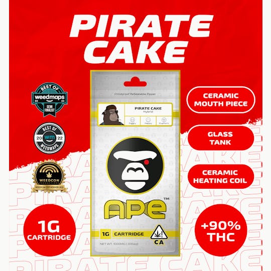 APE Premium Cannabis Corp - PIRATE CAKE — Sauce Cart 1000 mg. - 1