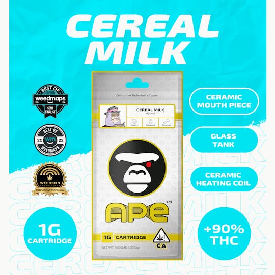 APE Premium Cannabis Corp - CEREAL MILK — Sauce Cart 1000 mg. - 1