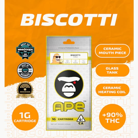 APE Premium Cannabis Corp - BISCOTTI — Sauce Cart 1000 mg. - 1