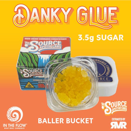The Source Apothecary - Danky Glue 3.5g Sugar Baller Bucket - 1