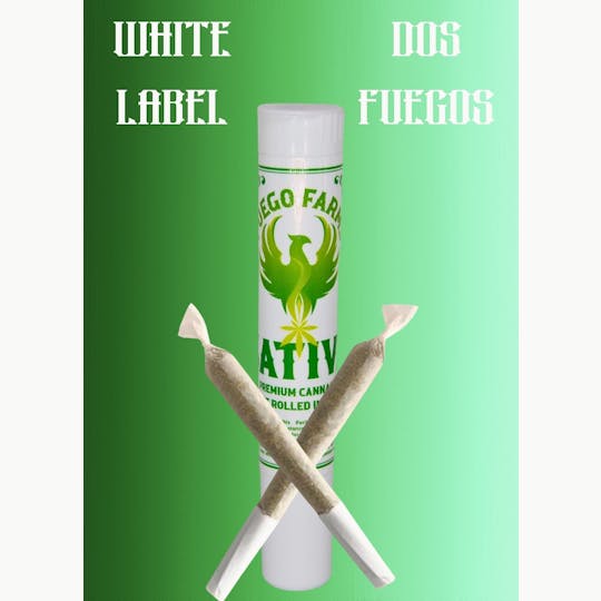 Fuego Farms - Fuego Farms 1/2-gram Dos Fuegos 2-pack - Super Lemon Cream (White Label) - 1