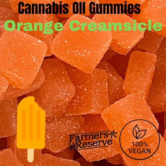 Farmers Reserve - Cannabis Oil THC Gummies 200MG THC {Orange Creamsicle} - 1