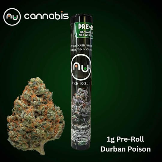 Nu Cannabis Brand - NuCannabis - Durban Poison 1.2g - PRE ROLL - 1