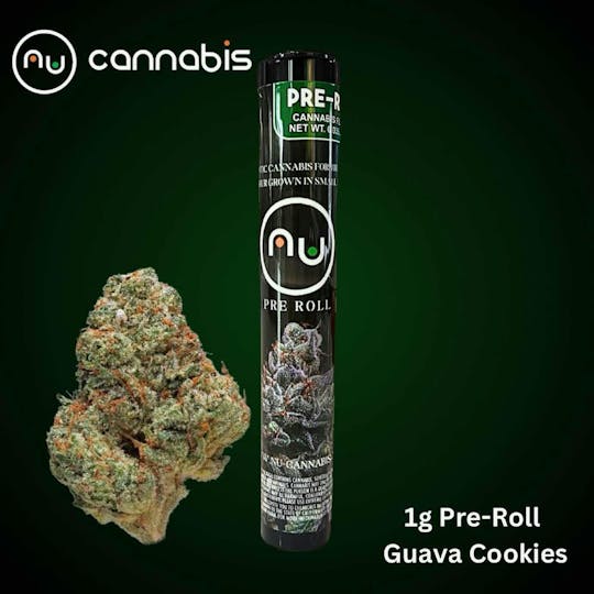 Nu Cannabis Brand - NuCannabis - Guava Cookies 1.2g - PRE ROLL - 1