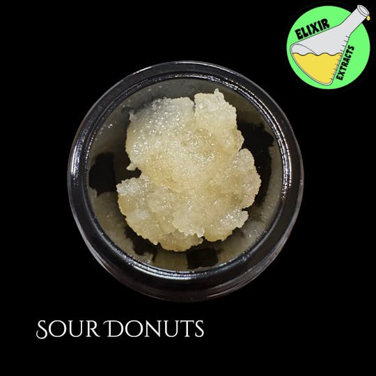 Elixir Extracts - Sour Donuts Cured Resin Baller Jar (3.5) - 1