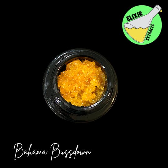 Elixir Extracts - Bahama Bussdown Cured Resin Baller Jar (3.5G) - 1
