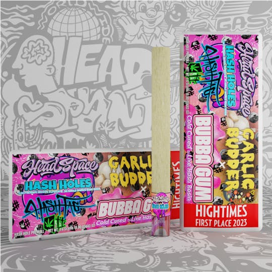 HeadSpace Alchemy - Hash Holes - Garlic Budder x Bubba Gum - 1