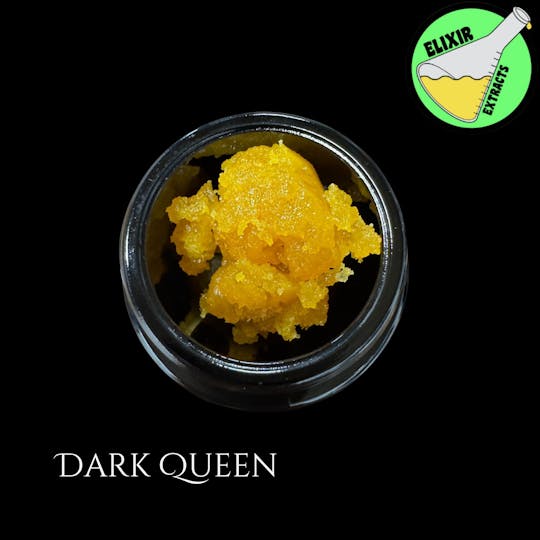 Elixir Extracts - Dark Queen Cured Resin Baller Jar (3.5G) - 1