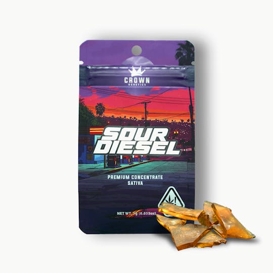 Crown Genetics - Sour Diesel Shatter 1 G - 1