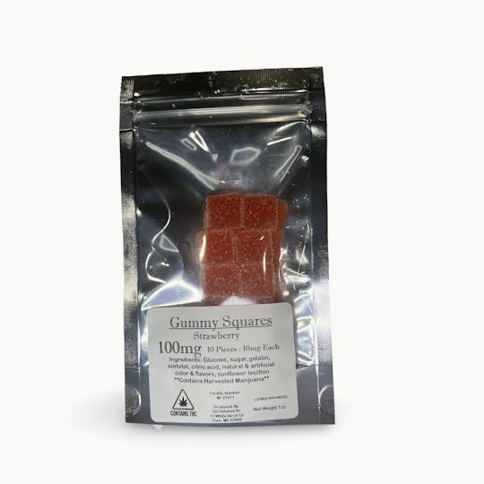 Indico - 100mg Strawberry Hash Rosin Gummies - 207 Kitchen - 1