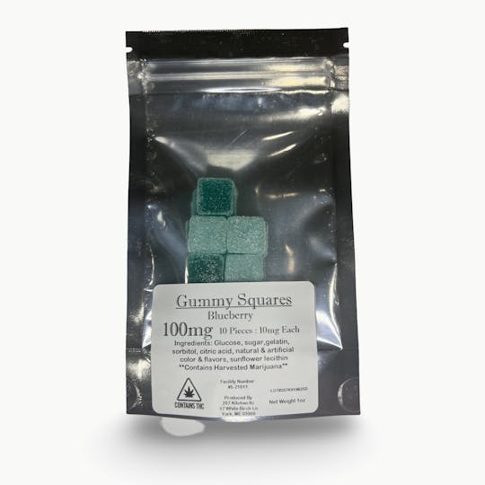 Indico - 100mg Blueberry Hash Rosin Gummies - 207 Kitchen - 1
