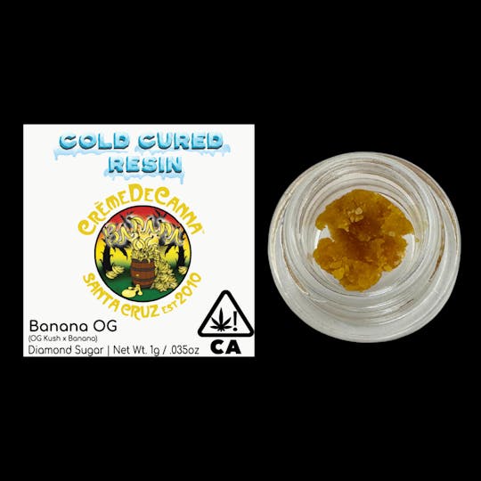 Crème De Canna - Creme De Canna - Diamond Sugar - Banana OG - 1g - (I) - 1