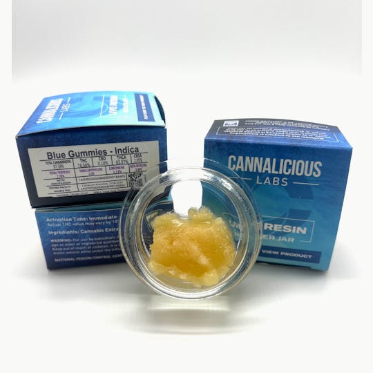 Cannalicious Labs - Blue Gummies Live Resin - Indica - 1