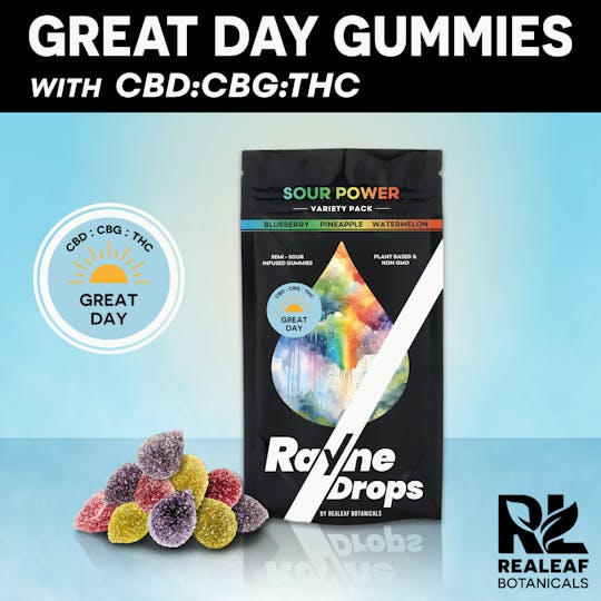 Realeaf Botanicals - Rayne Great Day Gummies - 1