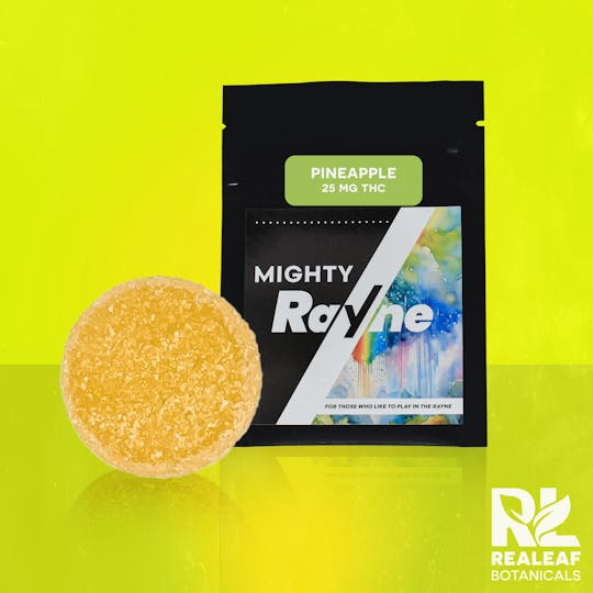Realeaf Botanicals - Mighty Rayne Macro Gummy - Pineapple 25mg - 1