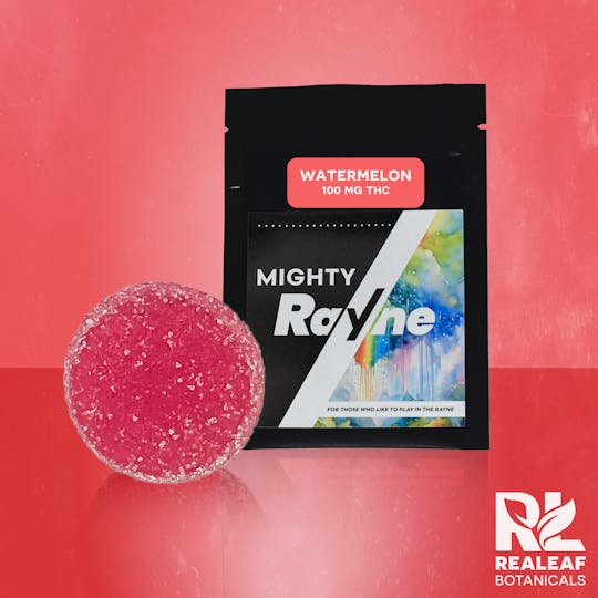 Realeaf Botanicals - Mighty Rayne Macro Gummy - Watermelon 100mg - 1