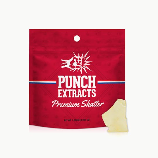 Punch Edibles & Extracts - Lemon Cherry Gelato BHO Shatter (1g) - 1