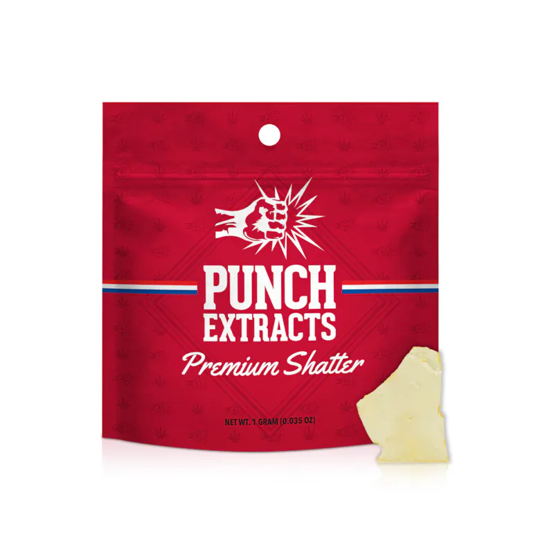 Punch Edibles Lemon Cherry Gelato BHO Shatter (1g)