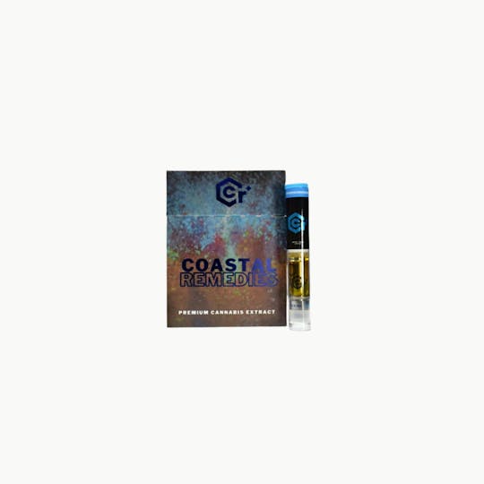 Coastal Remedies - Sour Tangie | 1g Distillate Cartridge | Coastal Remedies - 1