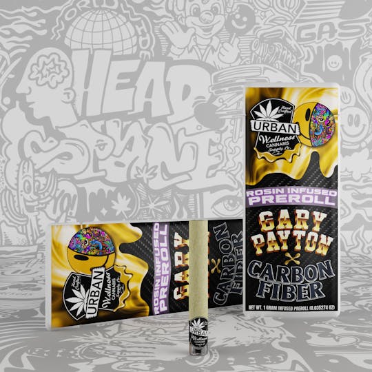HeadSpace Alchemy - Rosin Infused Pre Roll - Gary Payton x Carbon Fiber - 1