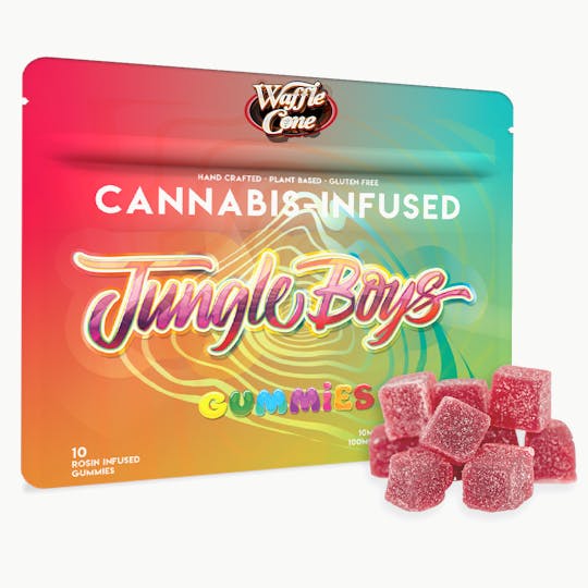 Jungle Boys - Jungle Boys | Waffle Cone (Pomegranate) - 100mg Rosin Gummies - 1