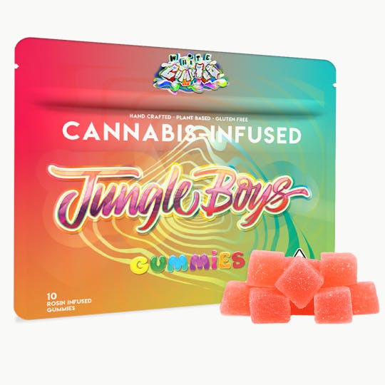 Jungle Boys - Jungle Boys | White Gummiez (Strawberry Pineapple) - 100mg Rosin Gummies - 1