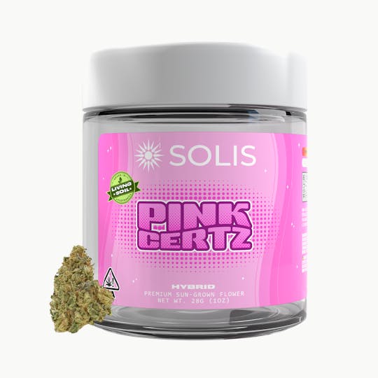Solis - Pink Certz | Jarred Flower (28g) | Hybrid - 1