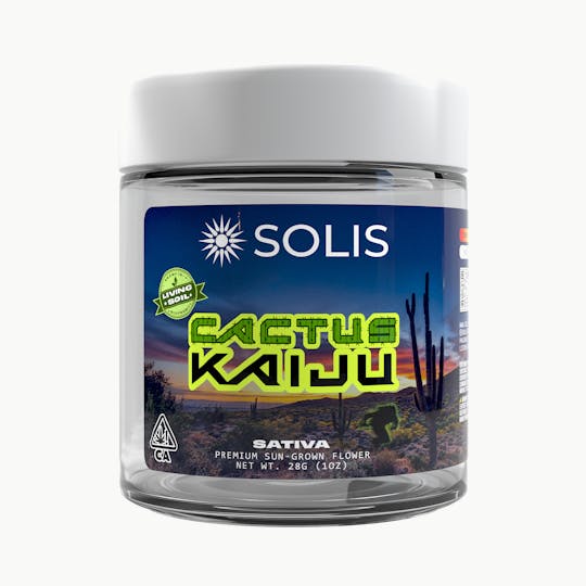 Solis - Cactus Kaiju | Jarred Flower (28g) | Sativa - 1