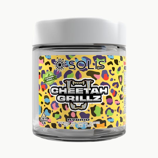 Solis - Cheetah Grillz | Jarred Flower (28g) | Hybrid - 1