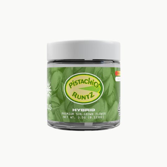 Solis - Pistachio Runtz | Jarred Flower (3.5g) | Hybrid - 1