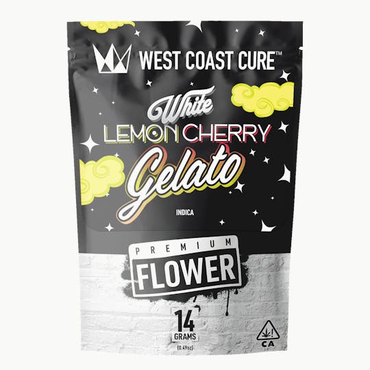 West Coast Cure - White Lemon Cherry Gelato - 14G Premium Flower - 1