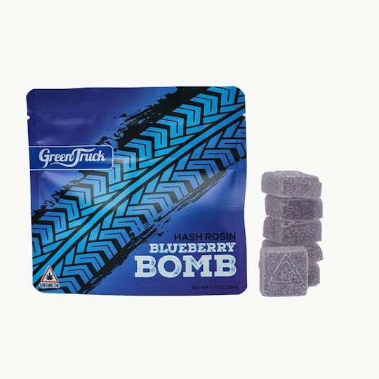 Green Truck - Green Truck - Blueberry Bomb Hash Rosin Gummies - 1