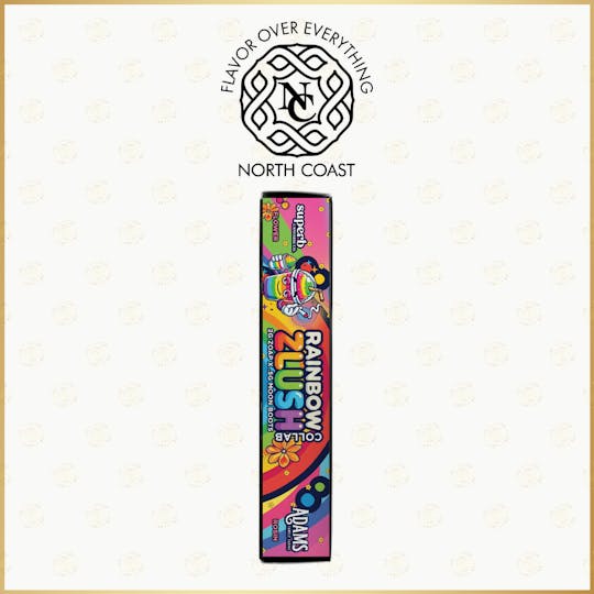 North Coast - North Coast Rainbow Zlush Hemp Paper Donut 2.5g - 1