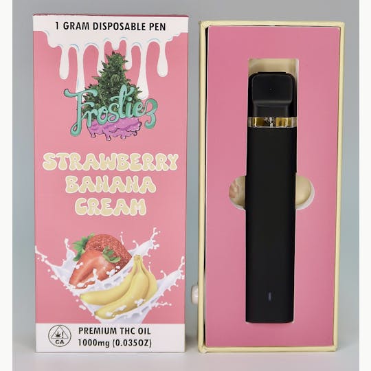 Frostiez - Strawberry Banana Cream - 1g - AIO - 1