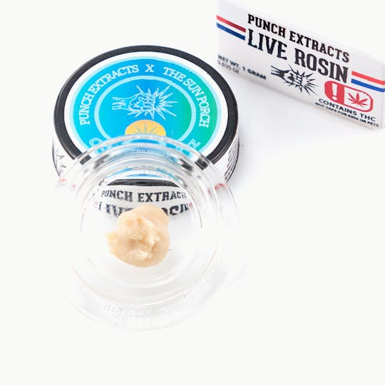 Punch Edibles & Extracts - Cherry Stunz Gold Tier Live Rosin Cold Cure Badder (1g) - 1