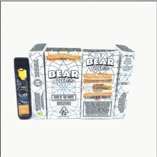 Bear Labs - Madd Fruit x Papaya Dab N' Go Live Vape - 1g - 1