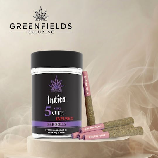 Greenfields Group - GPOG - THCa Diamond Infused Mini Pre-Rolls | 5-Pack (2.5g) Indica - 1