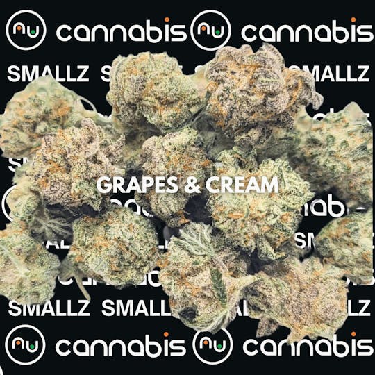 Nu Cannabis Brand - NuCannabis - Grapes N Cream SMALLS - SMALLS PREMIUM INDOOR FLOWERS - 1