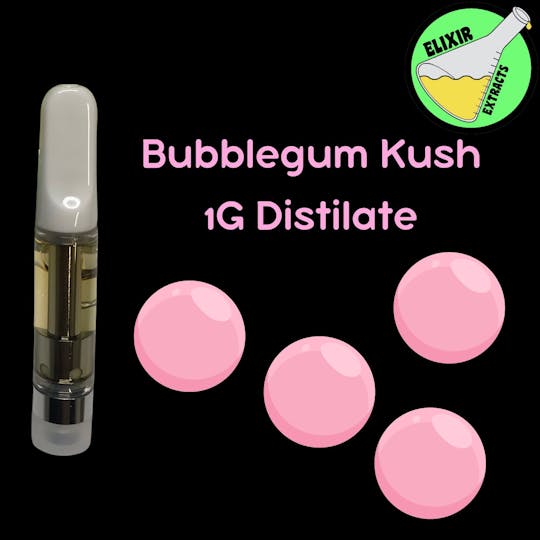 Elixir Extracts - Bubblegum Kush Distillate 1G - 1