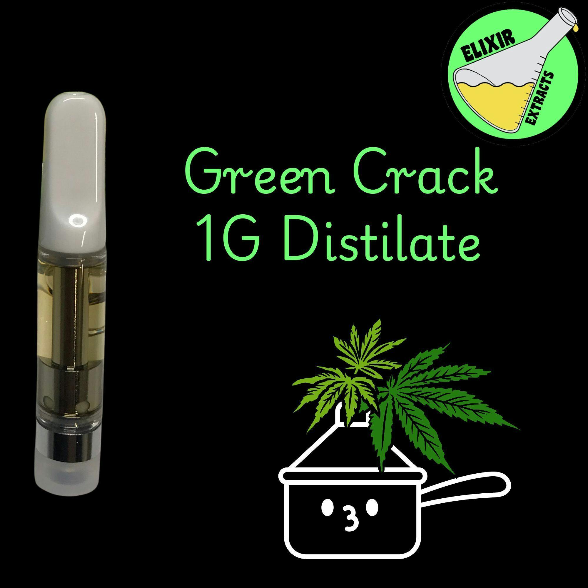 Elixir Extracts - Green Crack Distillate 1G - 1