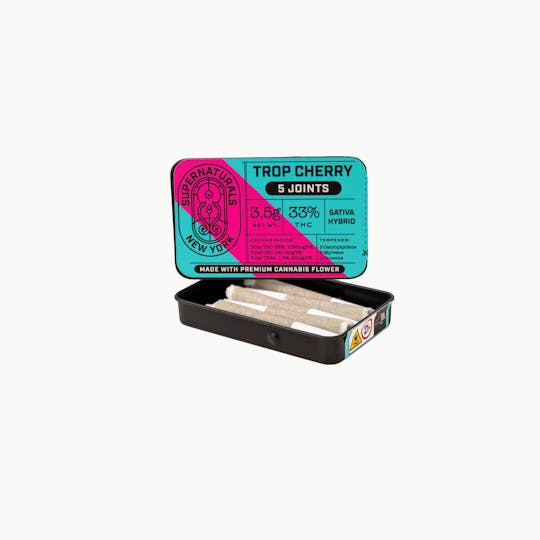 Supernaturals New York - TROP CHERRY, Classic Pre-Roll 5pk 3.5g - 1