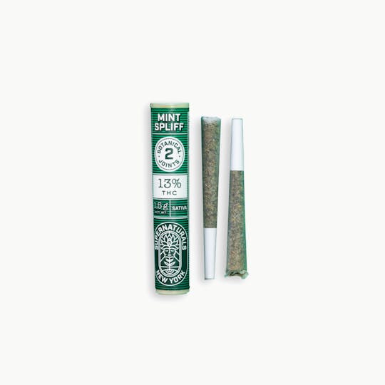 Supernaturals New York - MINT SPLIFF, Botanical Pre-Roll 2pk 1.5g - 1