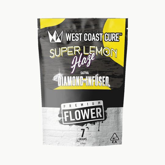 West Coast Cure - Super Lemon Haze - 7G Diamond Infused Premium Flower - 1