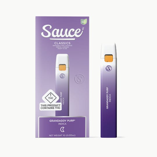 Sauce. - Sauce Classics - Grandaddy Purp - 1G AIO (OH) - 1